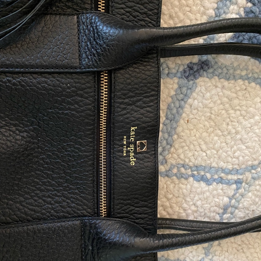 Kate Spade Large Tote—Black Pebbled Leather - Picture 3 of 8